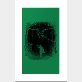 Hunger Games Woods - Black Green Posters and Art